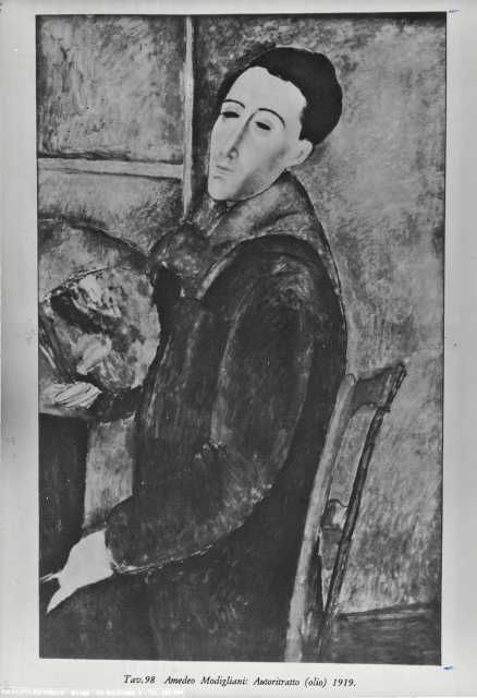 Ancillotti Fotografie — Amedeo Modigliani: Autoritratto (olio) 1919. — insieme